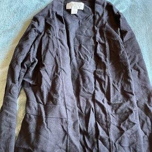 Black cardigan